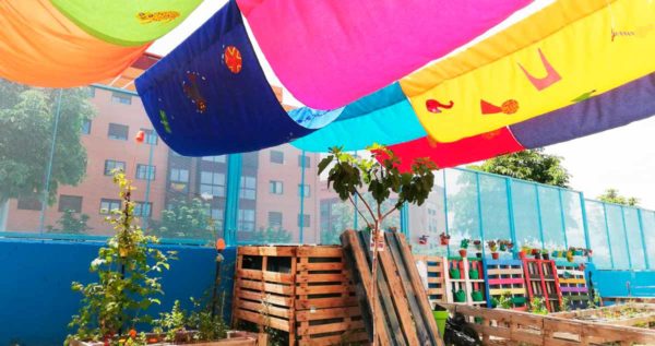 El Colegio Blas de Lezo luce parasoles gracias al Equipo de Actuación Distrital de Fuencarral El Pardo