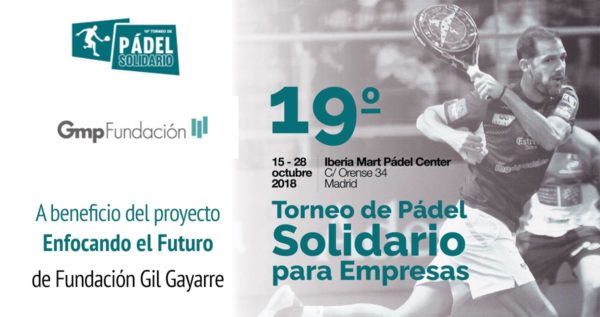19 Torneo de Pádel Solidario Fundación Gmp