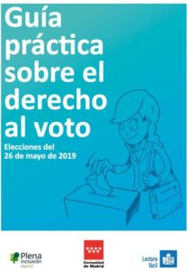 Guía práctica sobre el derecho al voto. Elecciones del 26 de mayo de 2019