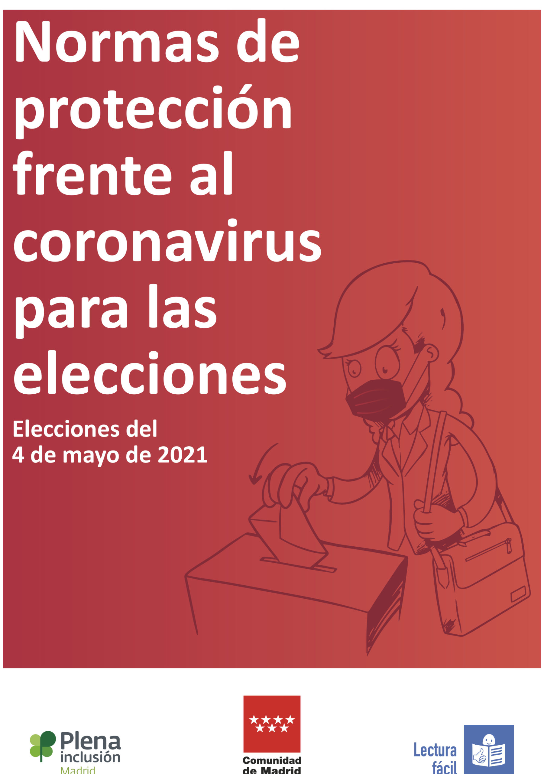 Portada de la guía de prevención ante el coronavirus para las elecciones