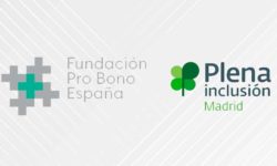 Logotipos de Fundación Probono y Plena Inclusión Madrid