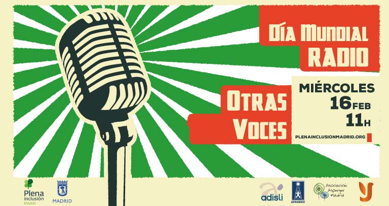 Cartel Día Mundial de la Radio - Otras Voces