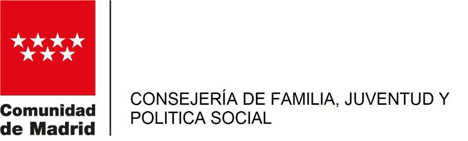 Logo Consejería Familia, Juventud y Política Social