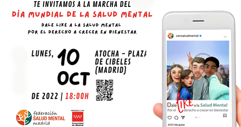 Marcha por la salud mental Madrid 2022