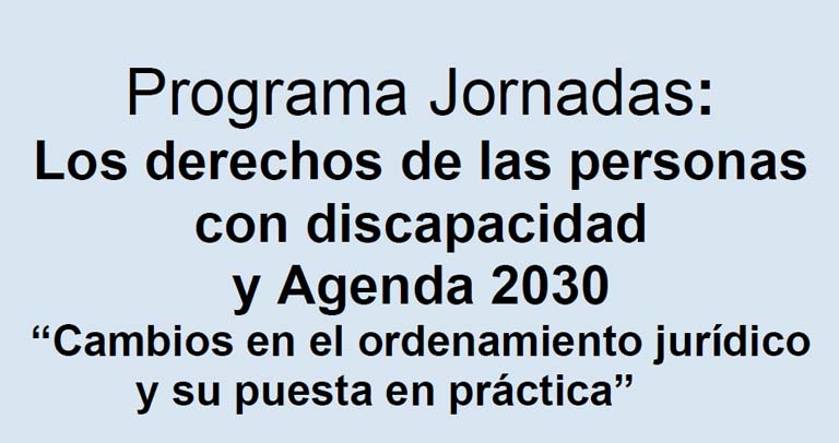 Jornadas: Los derechos y la agenda 2030