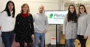 Equipo de trabajo entre Plena Inclusión Madrid y Fundación Manantial