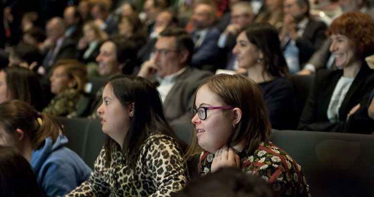Público de una de las entregas de premios Plena Inclusión Madrid