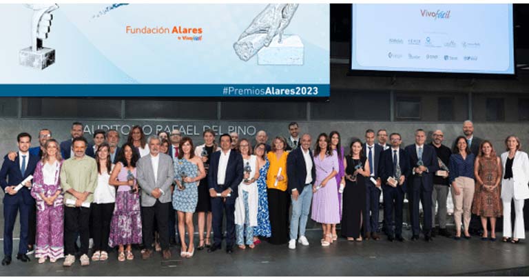 Fundación Alares, foto de familia de sus Premios Nacionales 2023