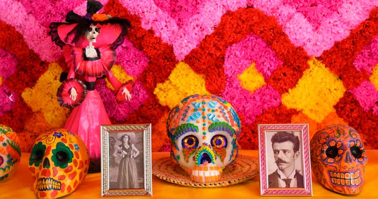 Altar de muertos mexicano